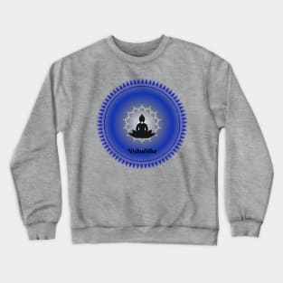 Vishuddha, Throat Chakra. Meditative, Mindfulness. Crewneck Sweatshirt